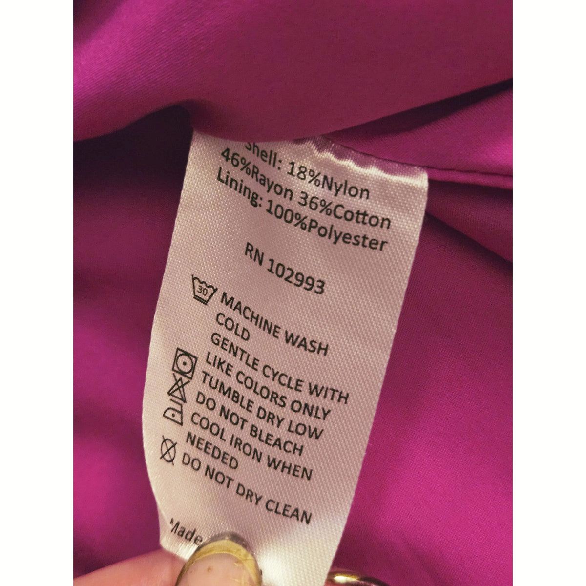 Adam Lippes Collective Magenta Pink Lace Long Sleeve Tunic Top | Women's 8