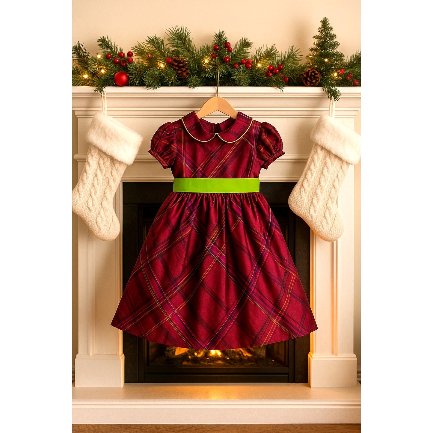 Lilly Pulitzer Girls Size 5 | 100% Silk Plaid Dress