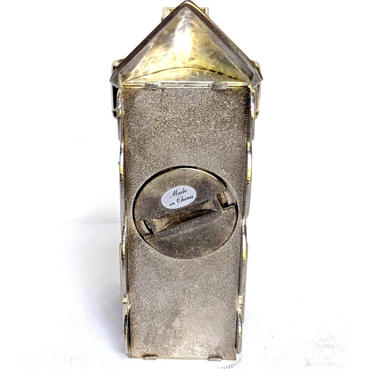 1990s Things Remembered Silverplate Train Coin Bank