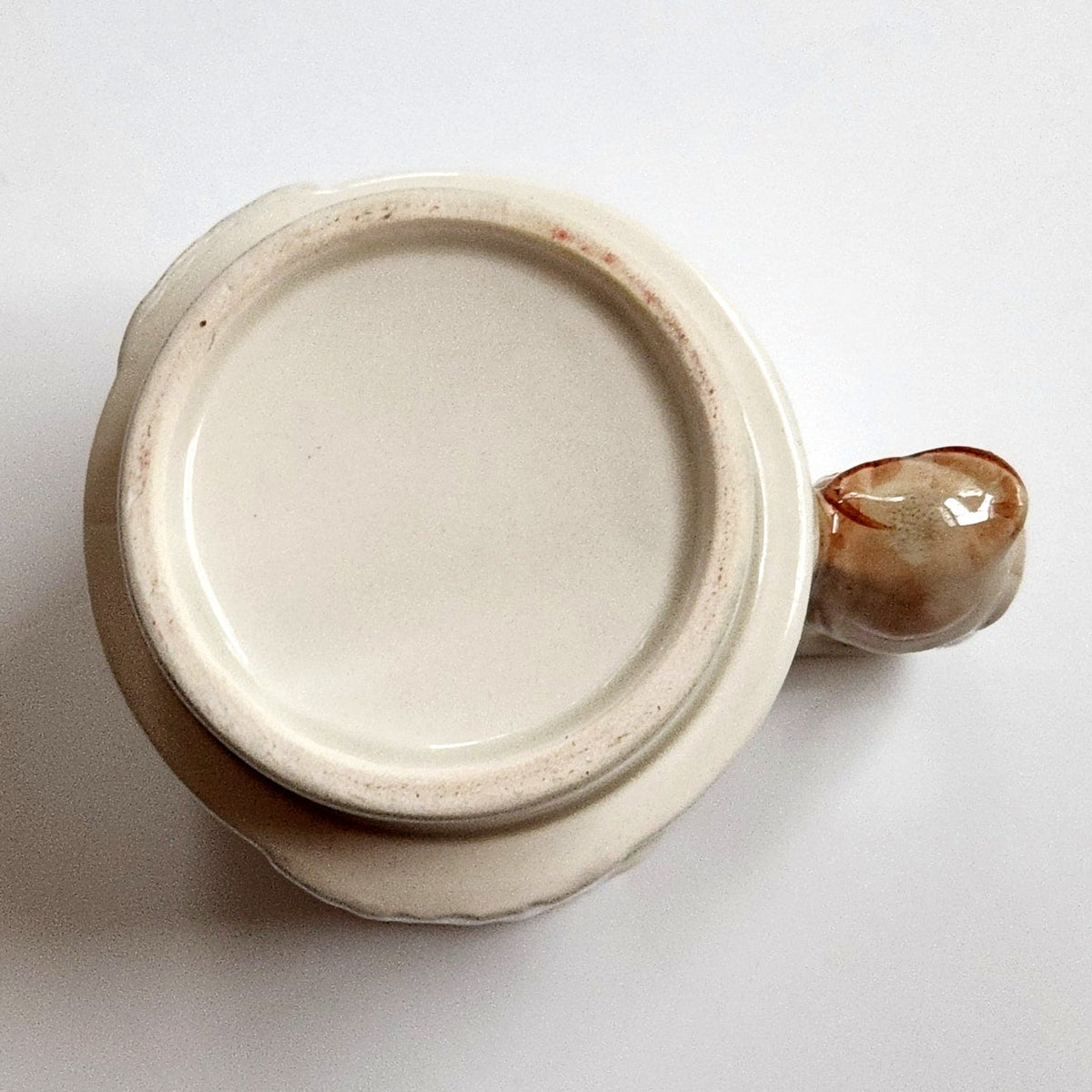 Vintage Enesco Owl Mom Stacking Mug | 1970s Ceramic Coffee Cup Mother's Day Gift
