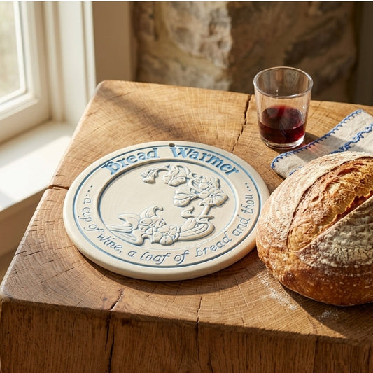 1989 Handmade Stoneware Bread Warmer