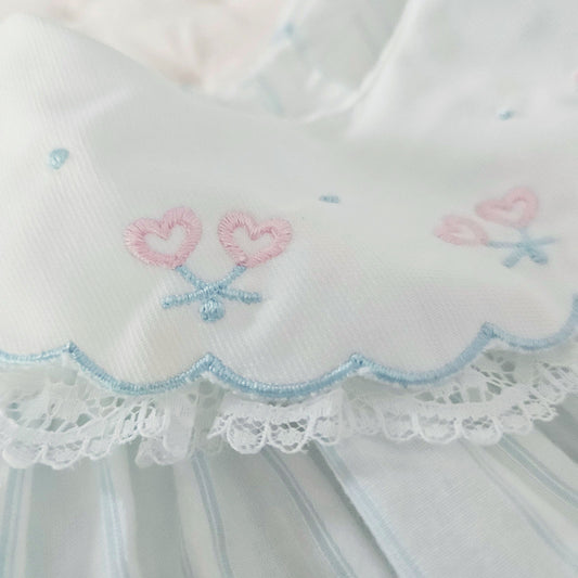 1980s Polly Flinders Baby Dress | 18M