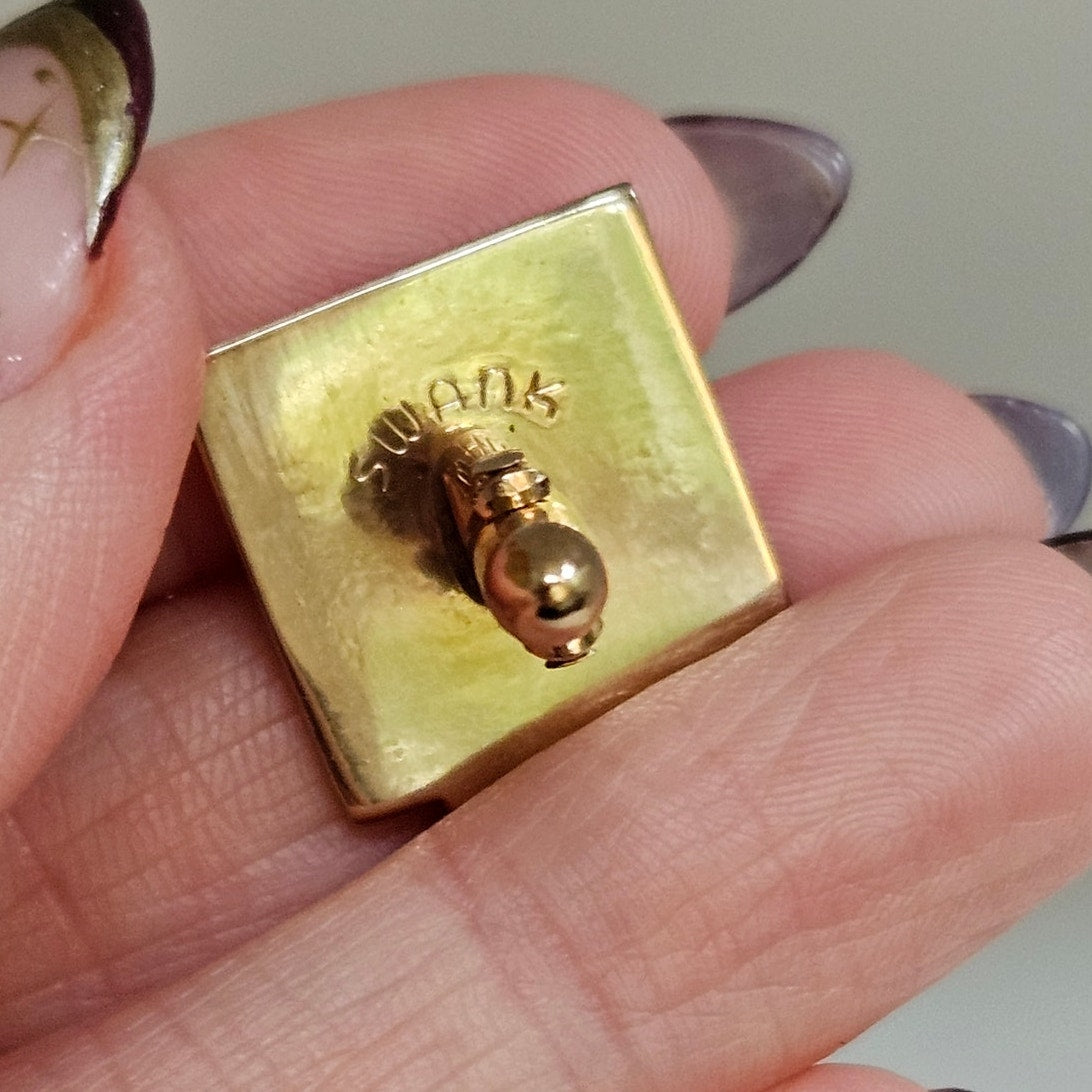 MCM Swank Gold Tone Cufflinks