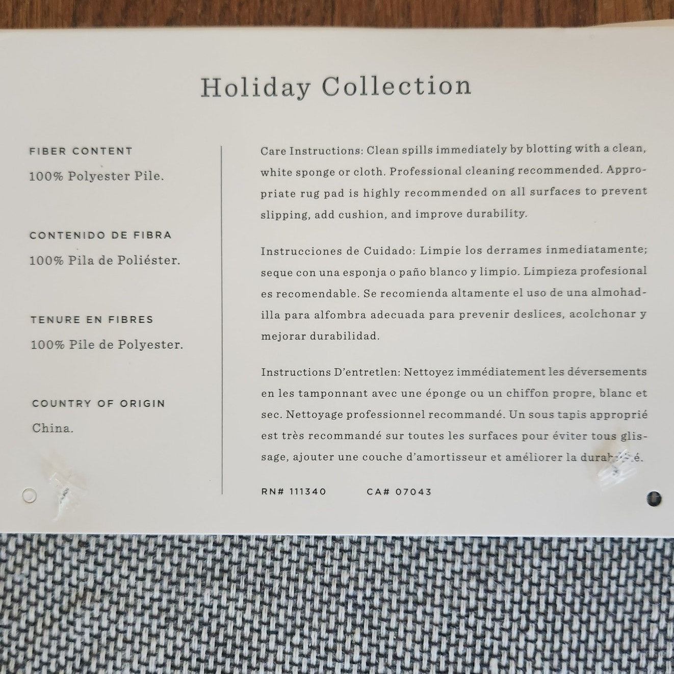 Rifle Paper Co x Loloi Green Cookies Holiday Runner Rug 20x60