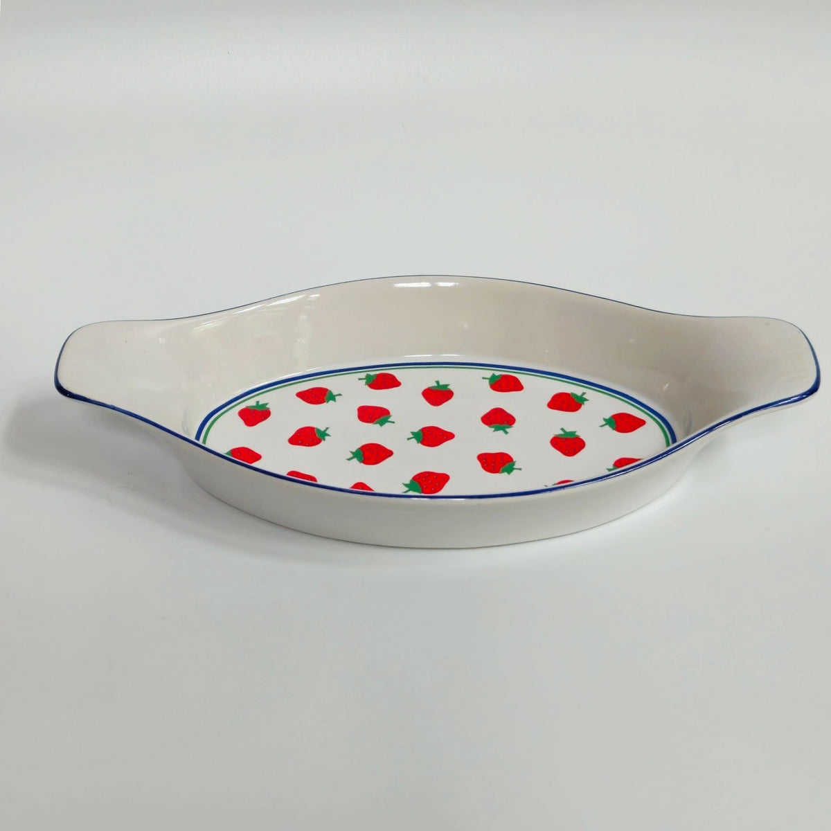 1980s Strawberry Fields Ceramic Au Gratin Baker (Multiple Available)