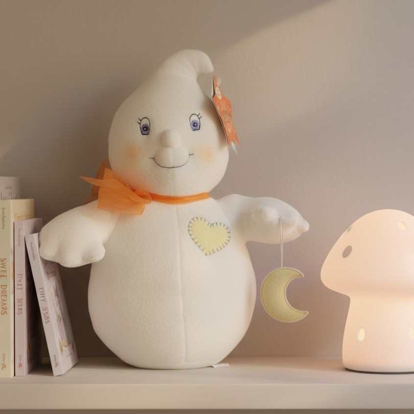 Vintage Y2K Hallmark “Glimmer the Ghost” Halloween Plush