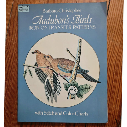 1979 Dover Audubon Birds Embroidery Book