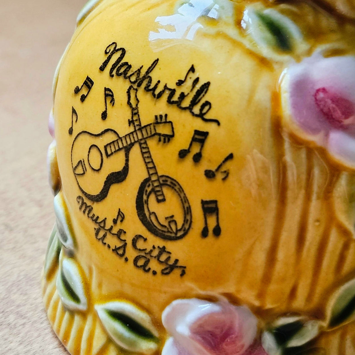 1960s Nashville Music City USA Yellow Owl Bell