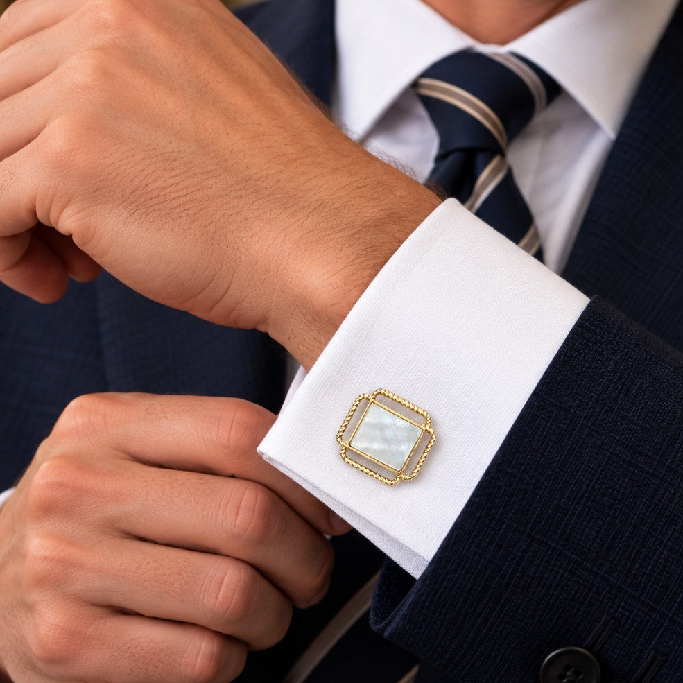 MCM Mother of Pearl Cufflinks
