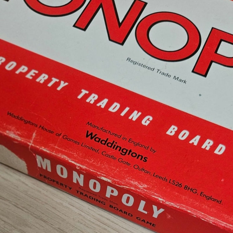 1972 British Monopoly Board Game