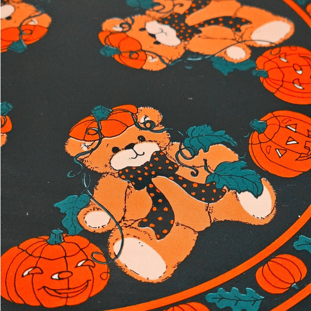 1980s Enesco Halloween Teddy Bear Nesting Tins