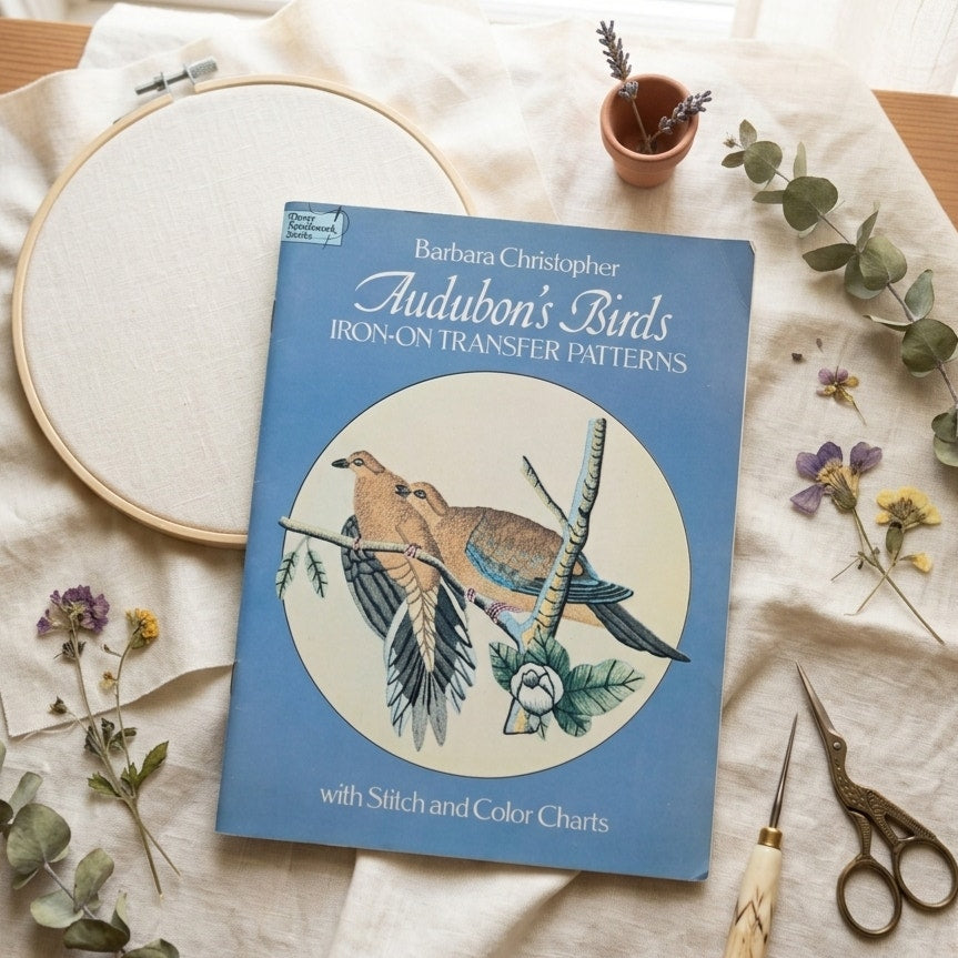1979 Dover Audubon Birds Embroidery Book