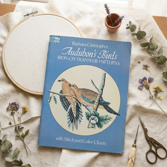 1979 Dover Audubon Birds Embroidery Book