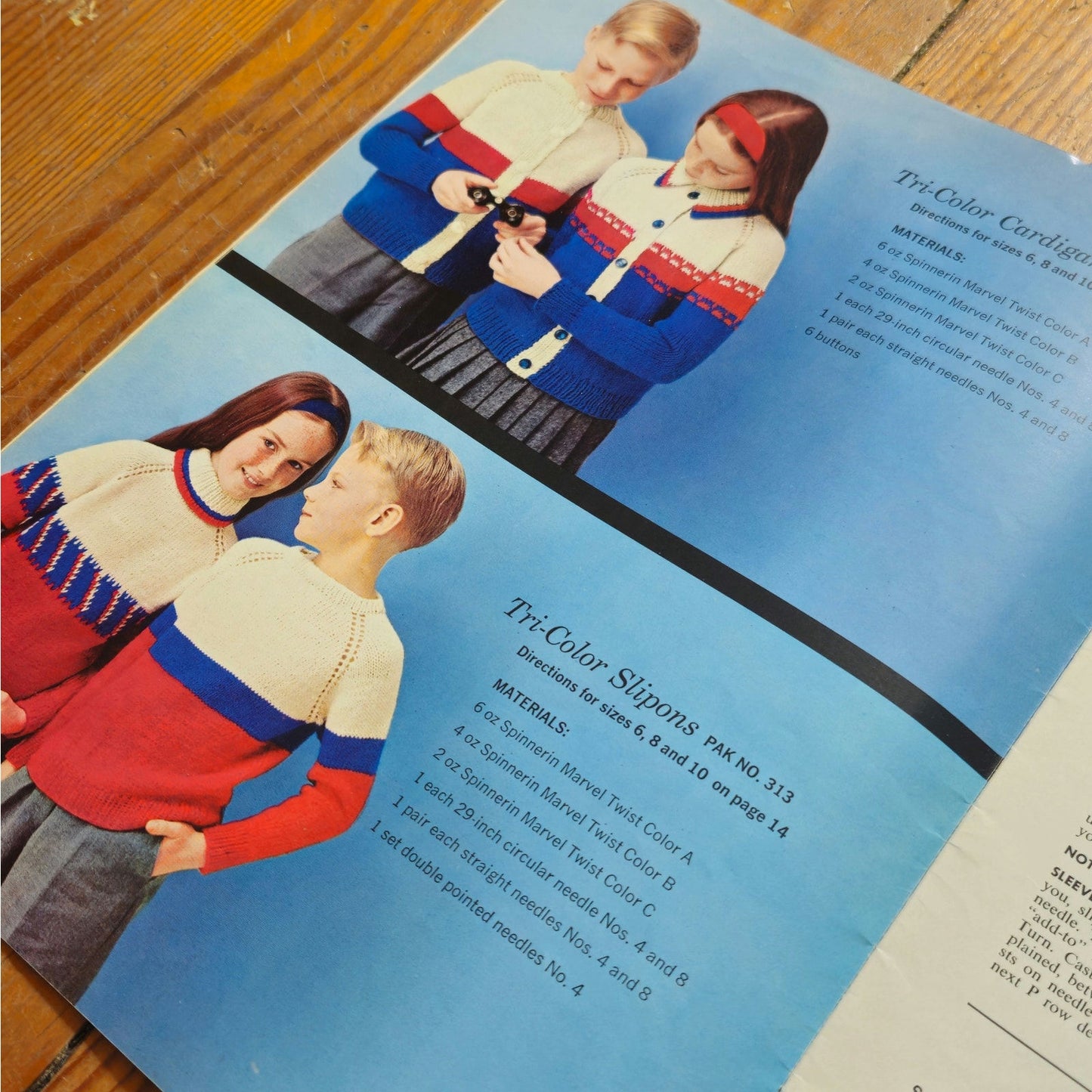 Vintage 1962 Spinnerin Knitting Pattern Book Lesson 2 | Retro Mid Century Craft