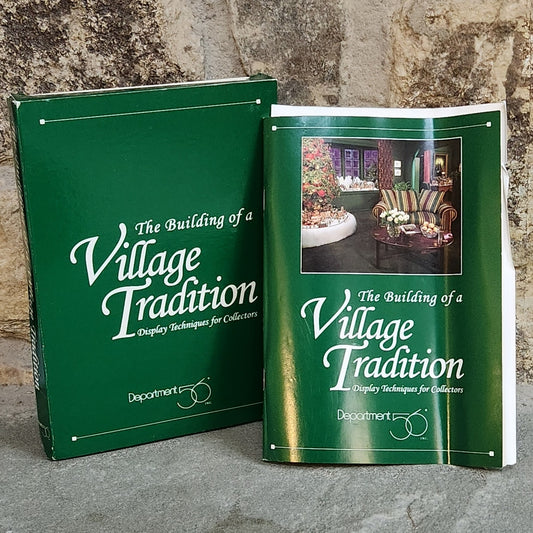Vintage 1994 Dept 56 "The Building of a Village Tradition" VHS & Booklet