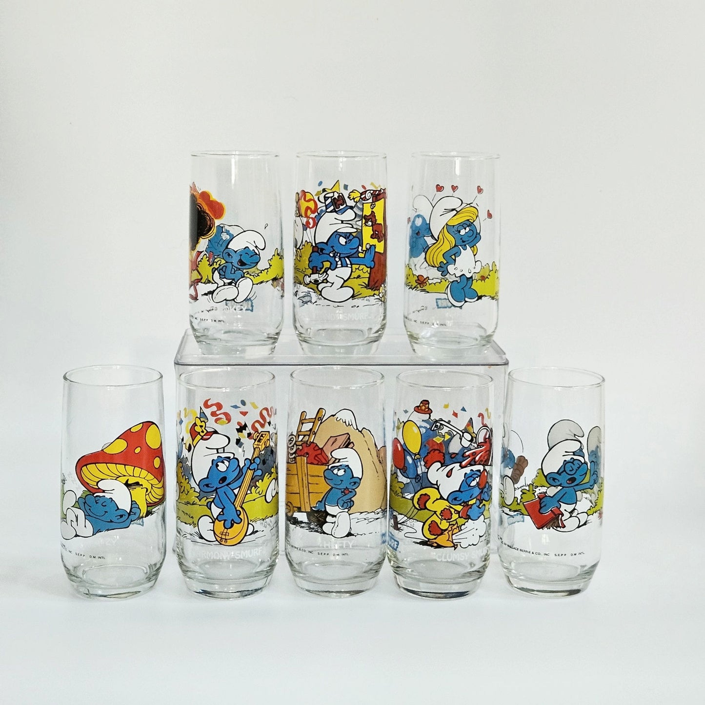 1982/83 Smurfs Glasses