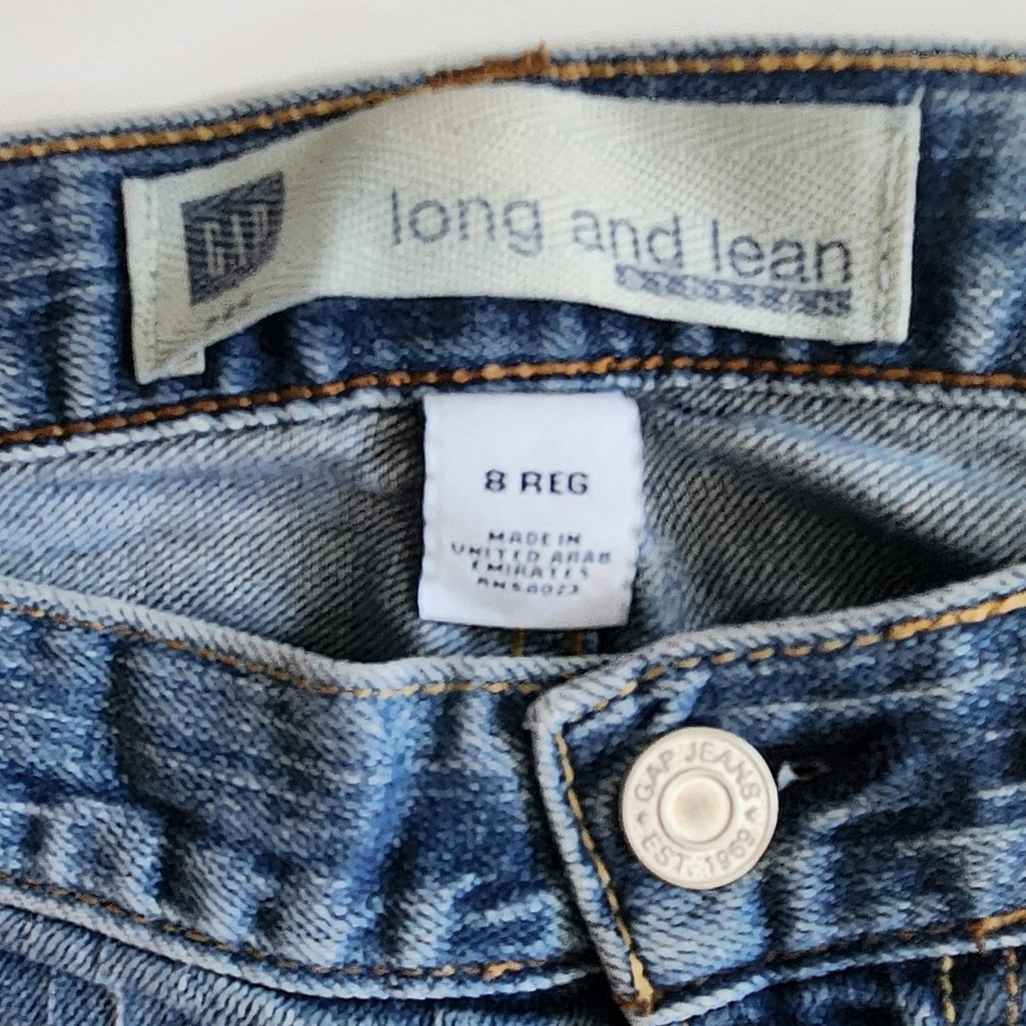 Y2K Low Rise Gap Long & Lean Jeans | Women's 8