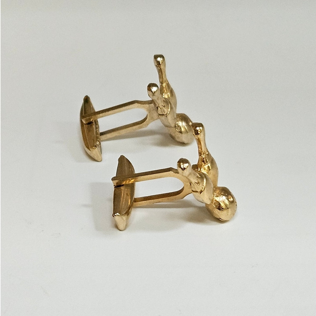 MCM Gold Bowling Cufflinks