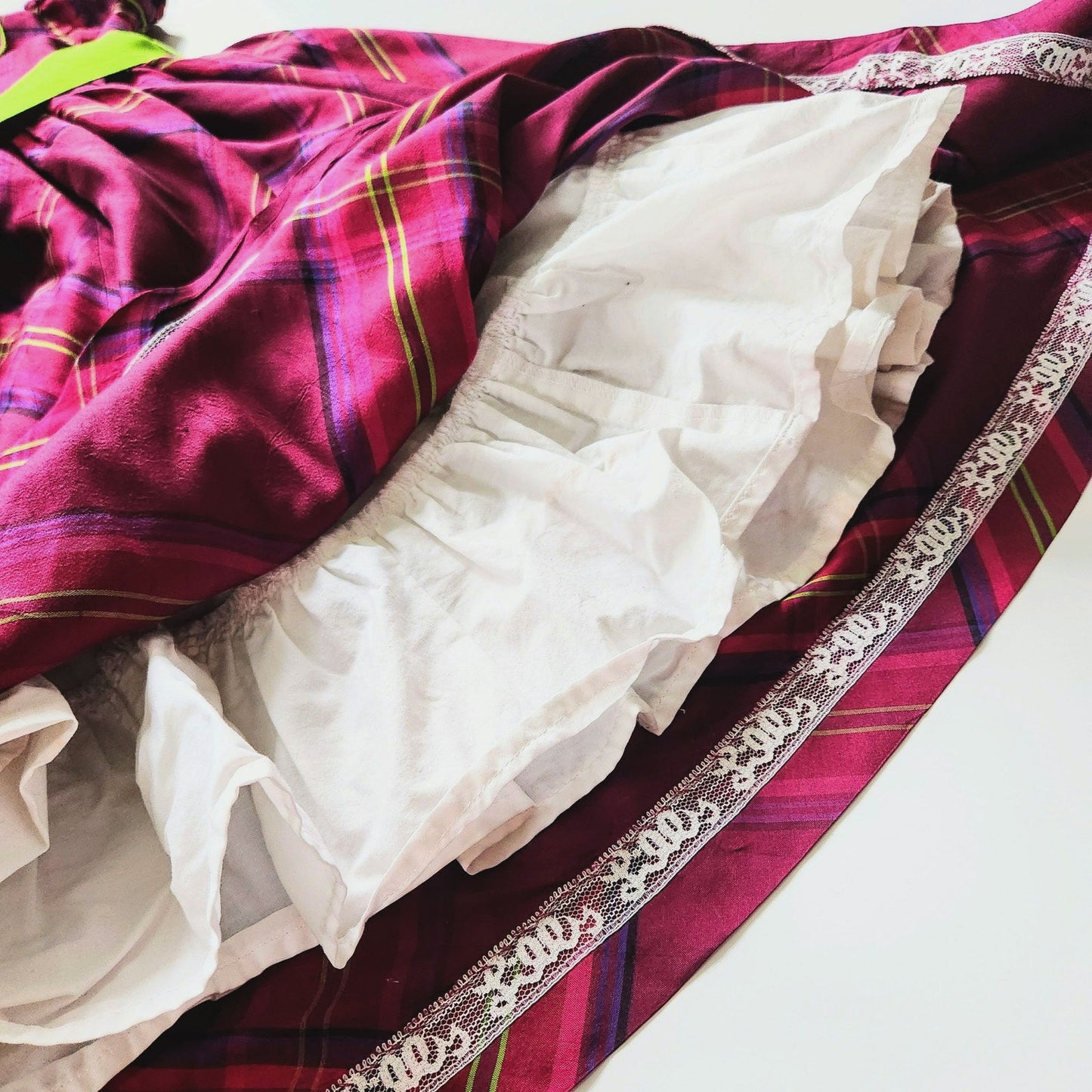 Lilly Pulitzer 100% Silk Plaid Dress | Girls 5