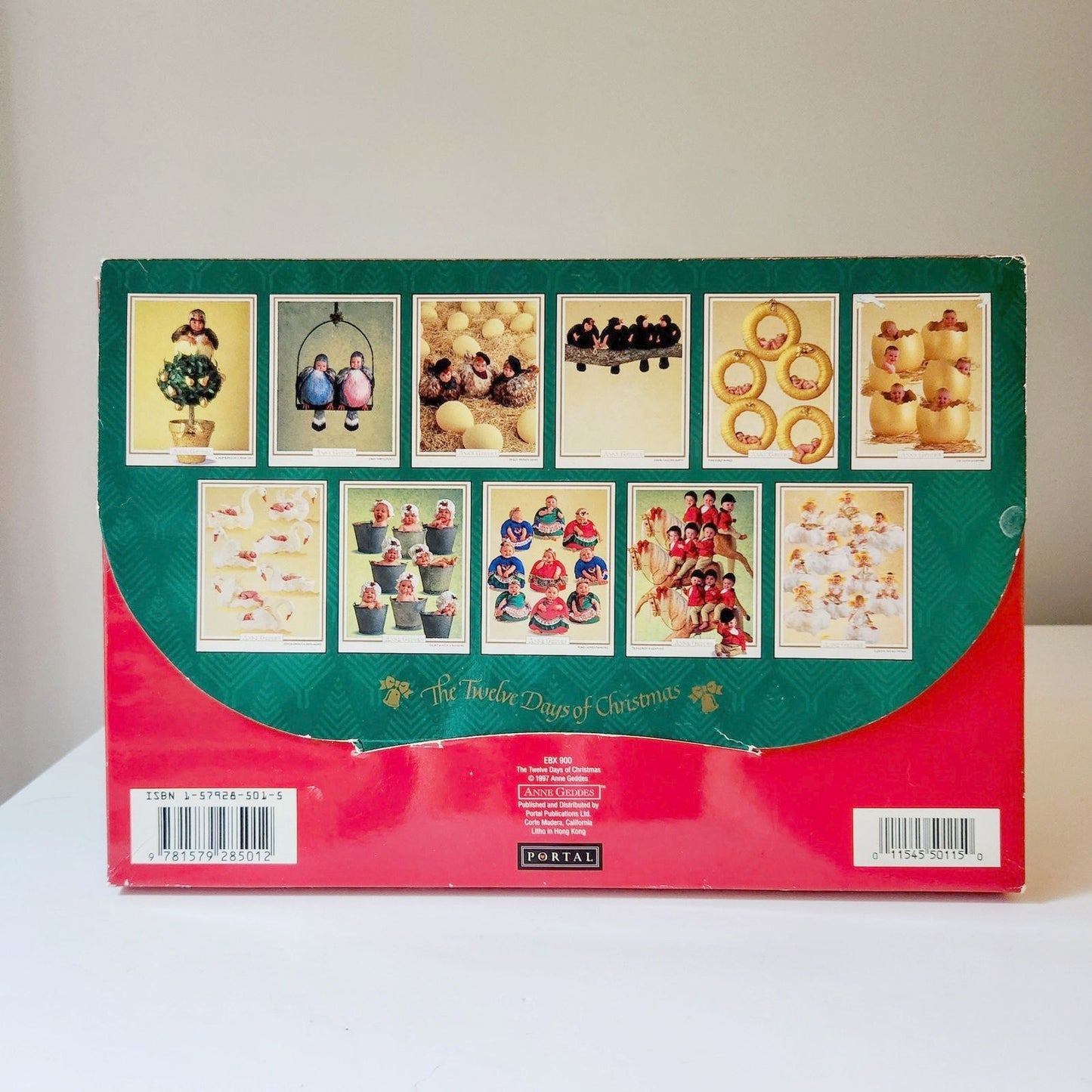 Vintage Anne Geddes Christmas Card Set | 24 1990s Twelve Days of Christmas