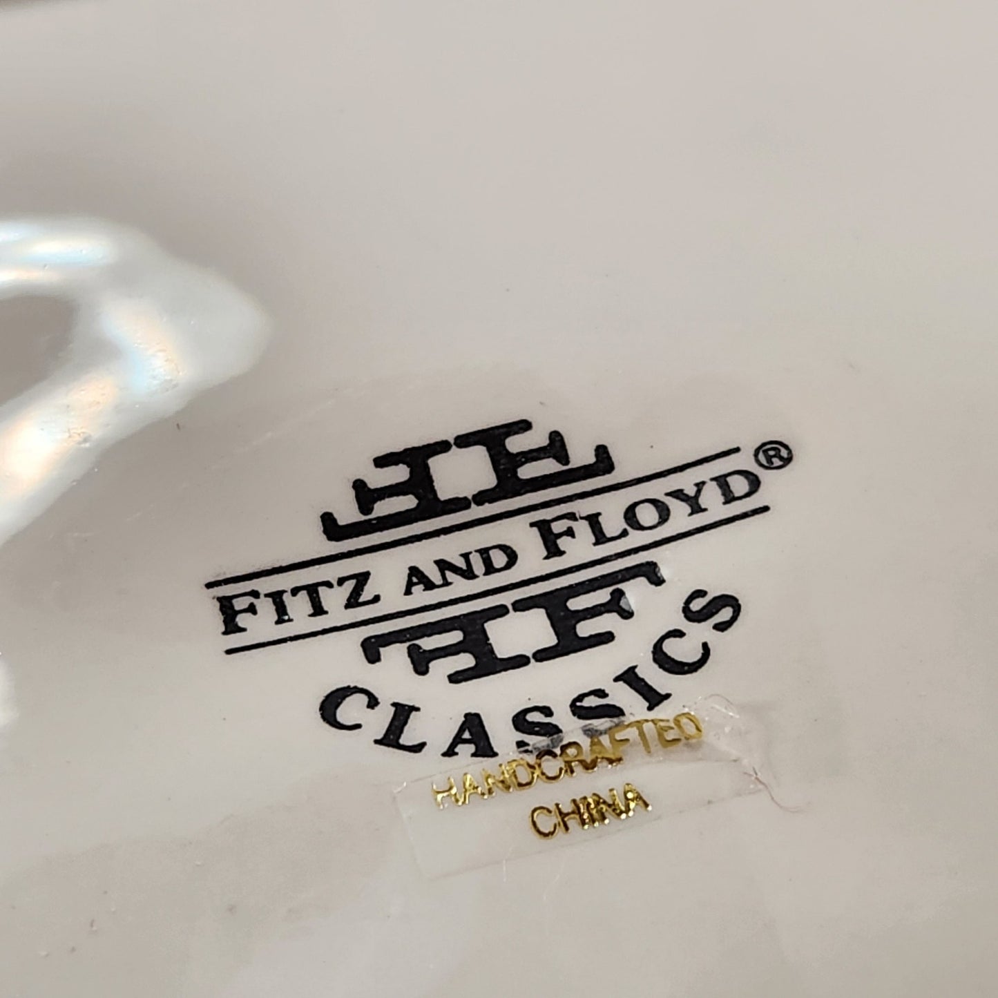 Fitz & Floyd Classics Santa Serving Bowl | Vintage 1990s Holidays Centerpiece