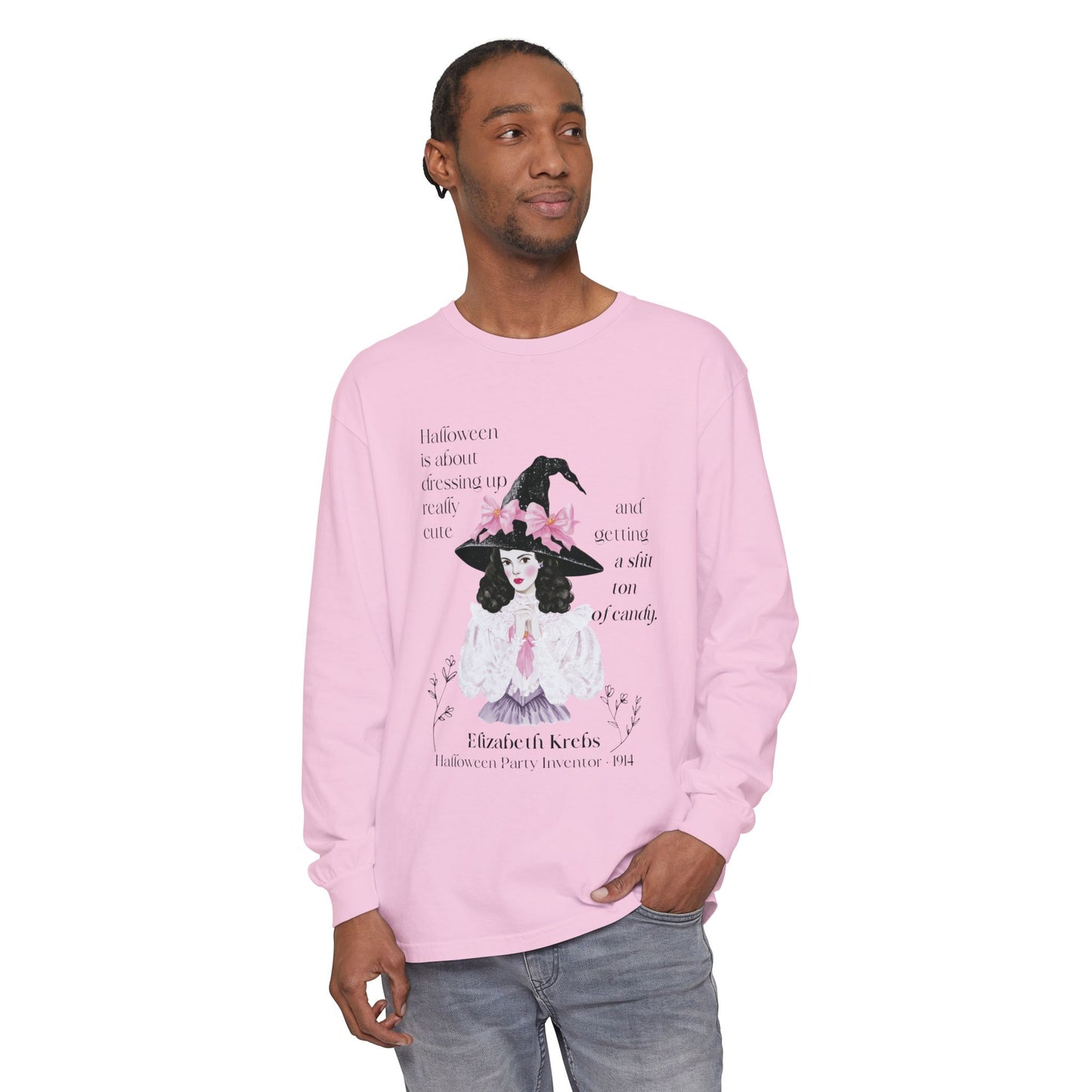 Elizabeth Krebs Halloween Witch Long Sleeve Tee