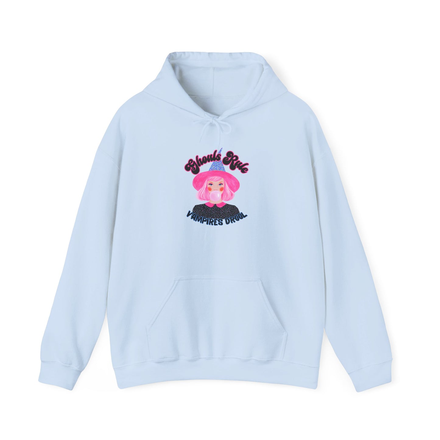 Ghouls Rule Halloween Graphic Hooded Sweatshirt
