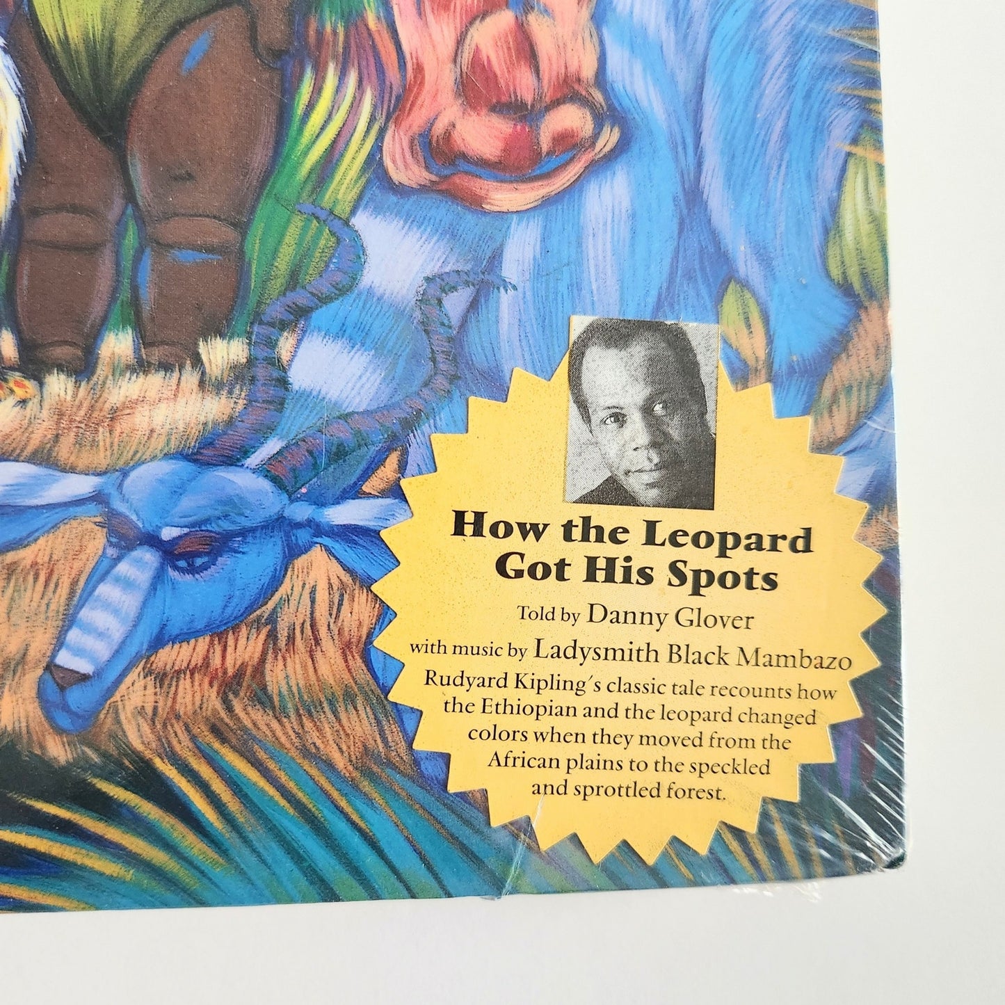 1989 Rabbit Ears "How the Leopard Got His Spots" Book & Cassette