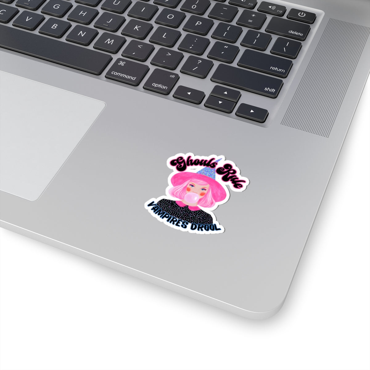 Ghouls Rule Halloween Kiss-Cut Sticker
