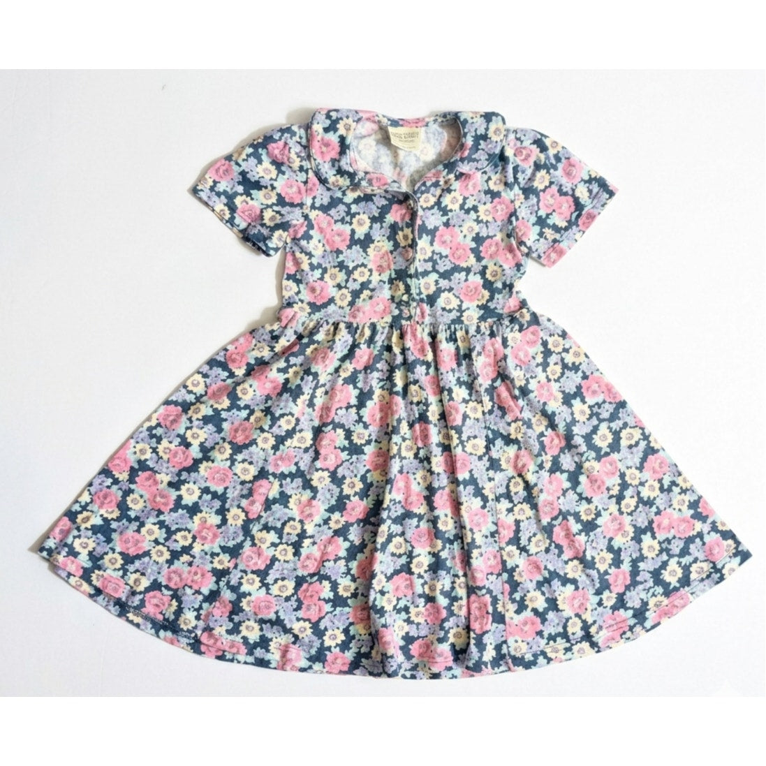 Vintage Laura Ashley Mother & Child Girls Floral Dress | 5-6 Y | 100% Cotton