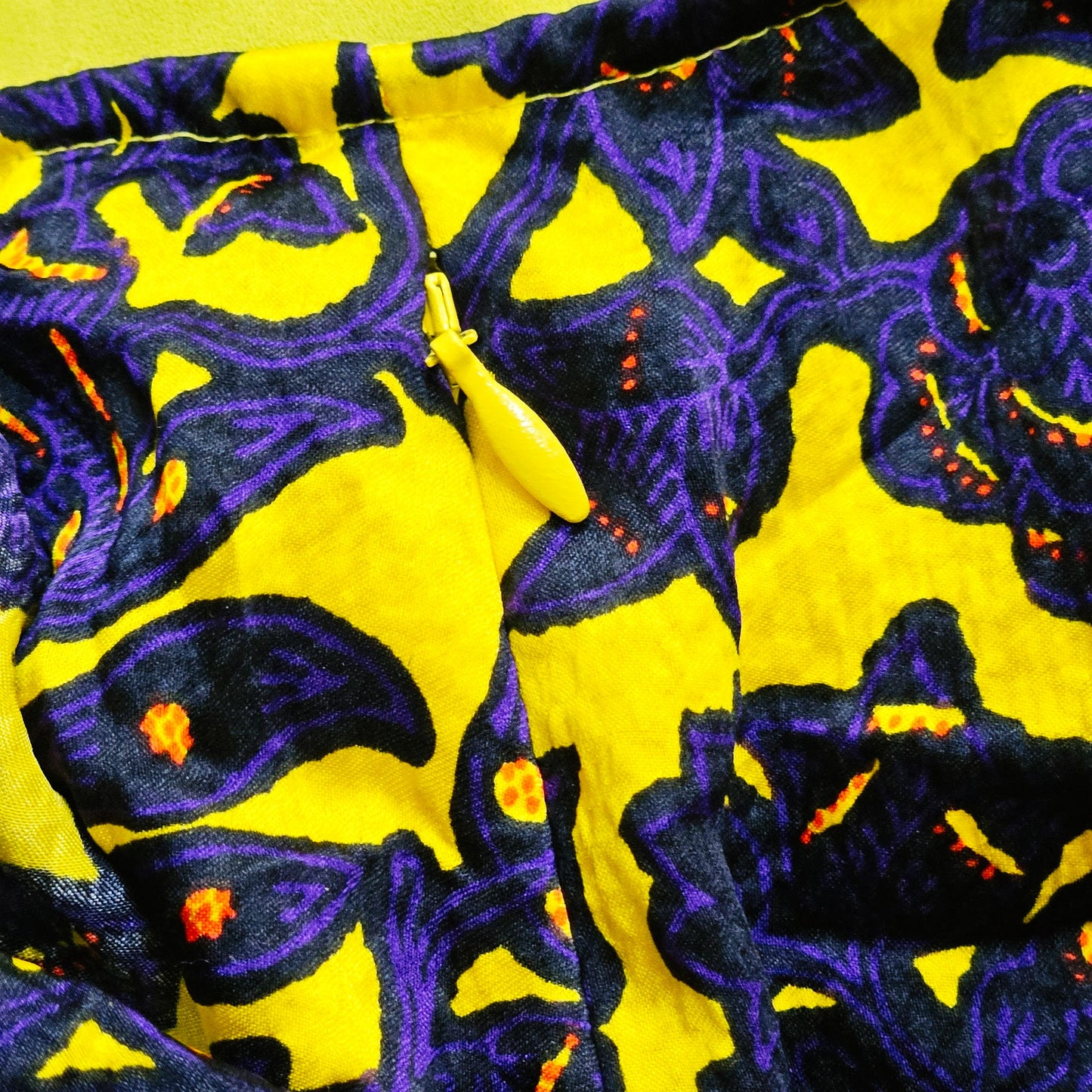 A.L.C. Viera Silk Party Dress | Floral Ruffle Mini Yellow Purple | Women's 6