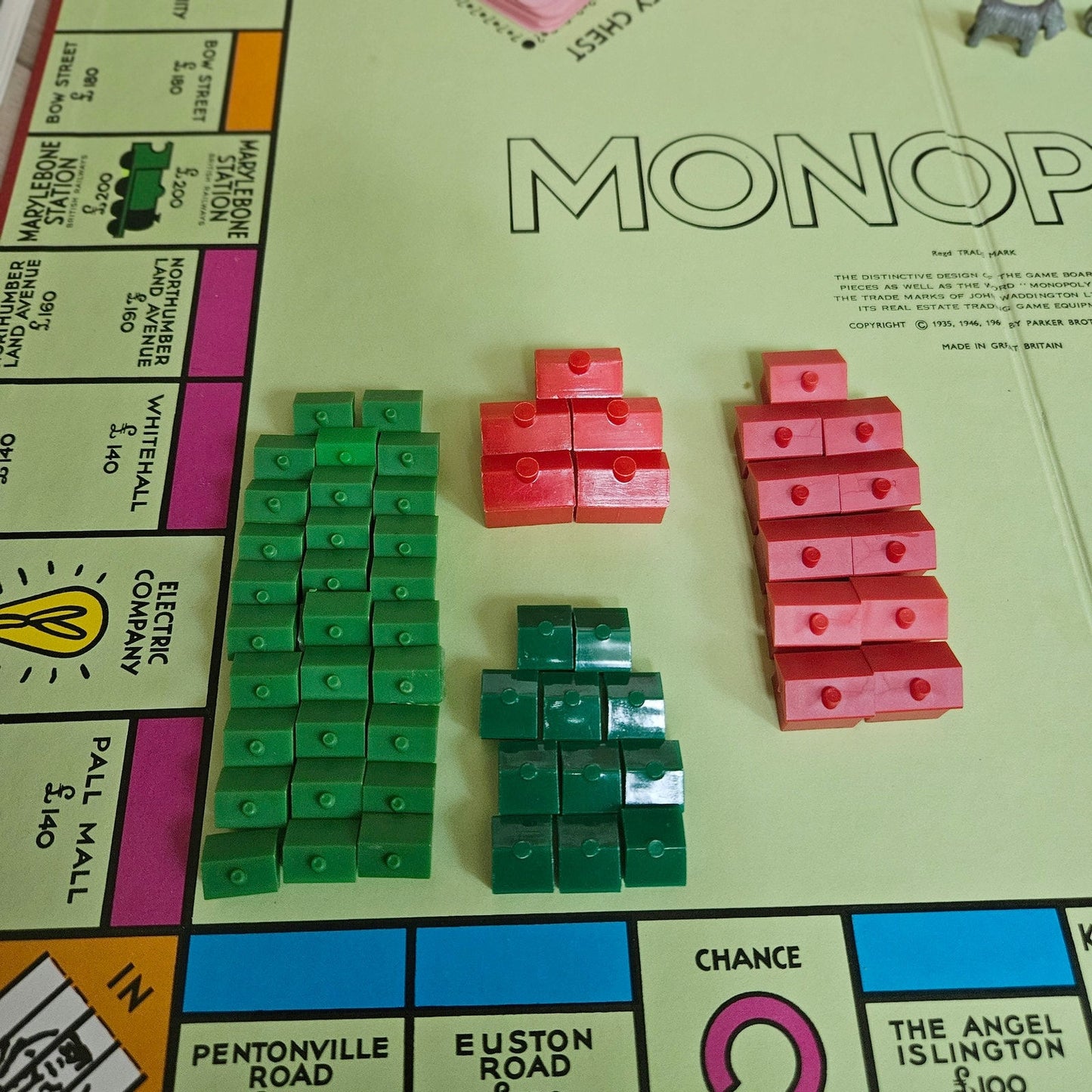 1972 British Monopoly Board Game