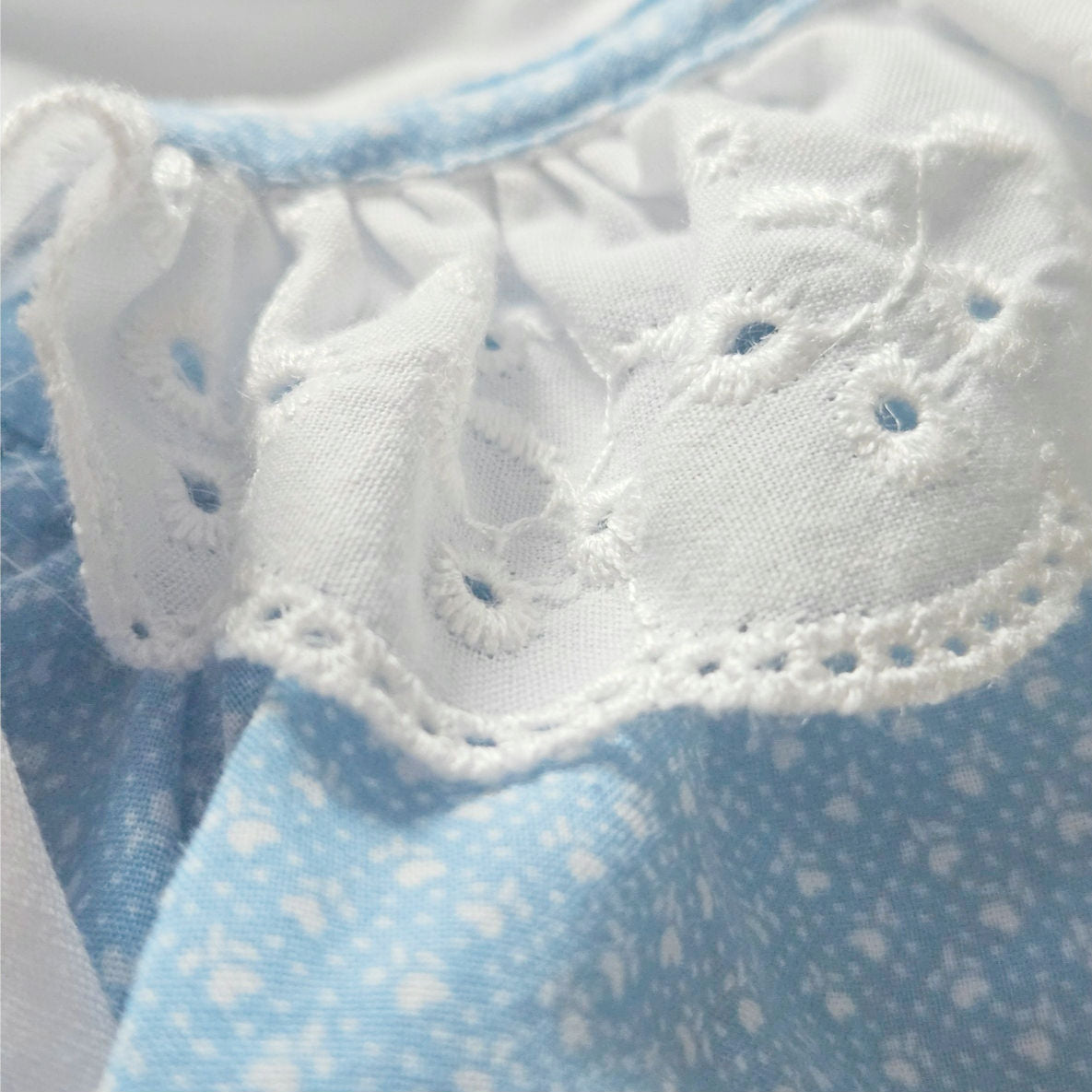 1980s Baby Togs Blue Goose Pinafore Dress | Girls 24M