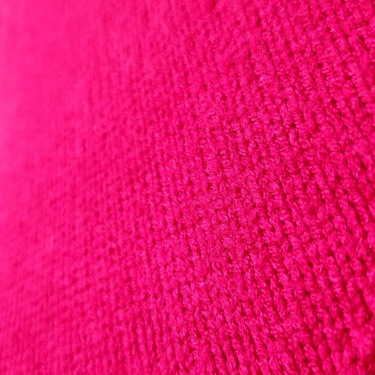 Raspberry Pink Crystal Mock Neck Pullover Sweater | Women's M
