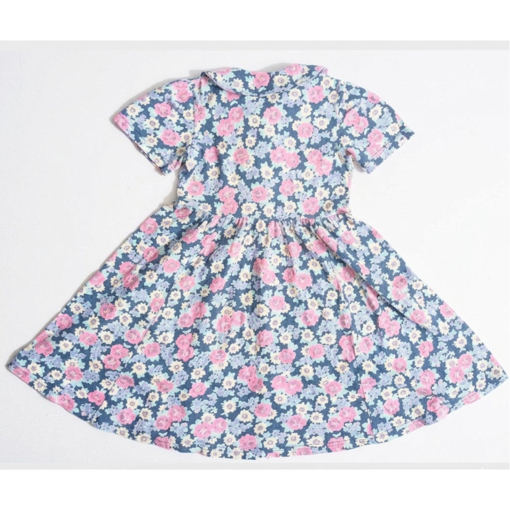 Vintage Laura Ashley Mother & Child Girls Floral Dress | 5-6 Y | 100% Cotton