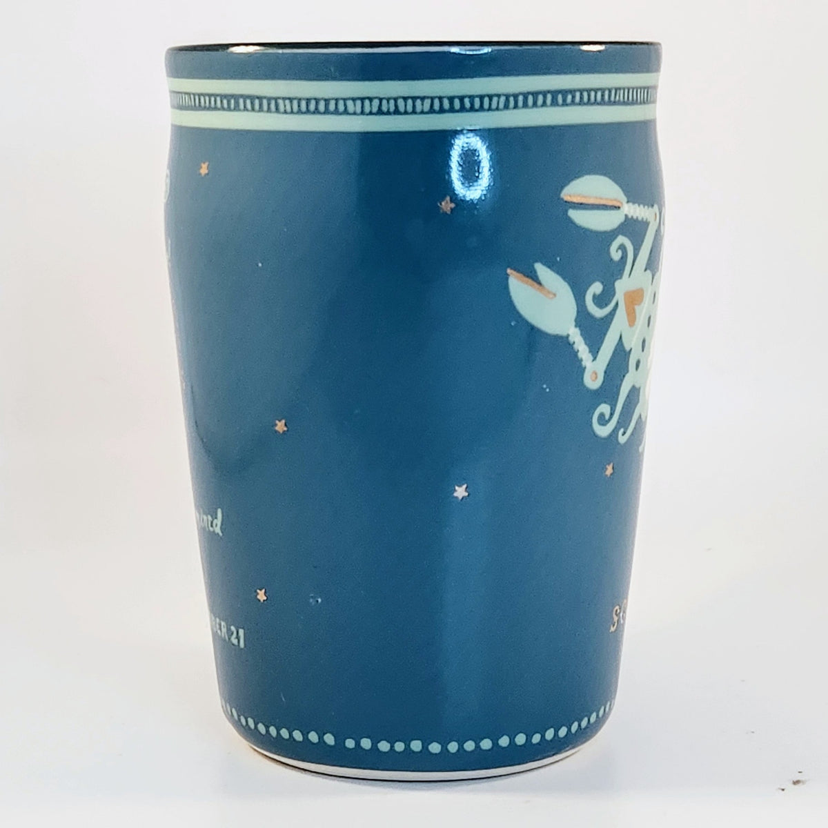 Anthropologie Danielle Kroll Scorpio Zodiac Mug | Celestial Astrology Coffee Cup