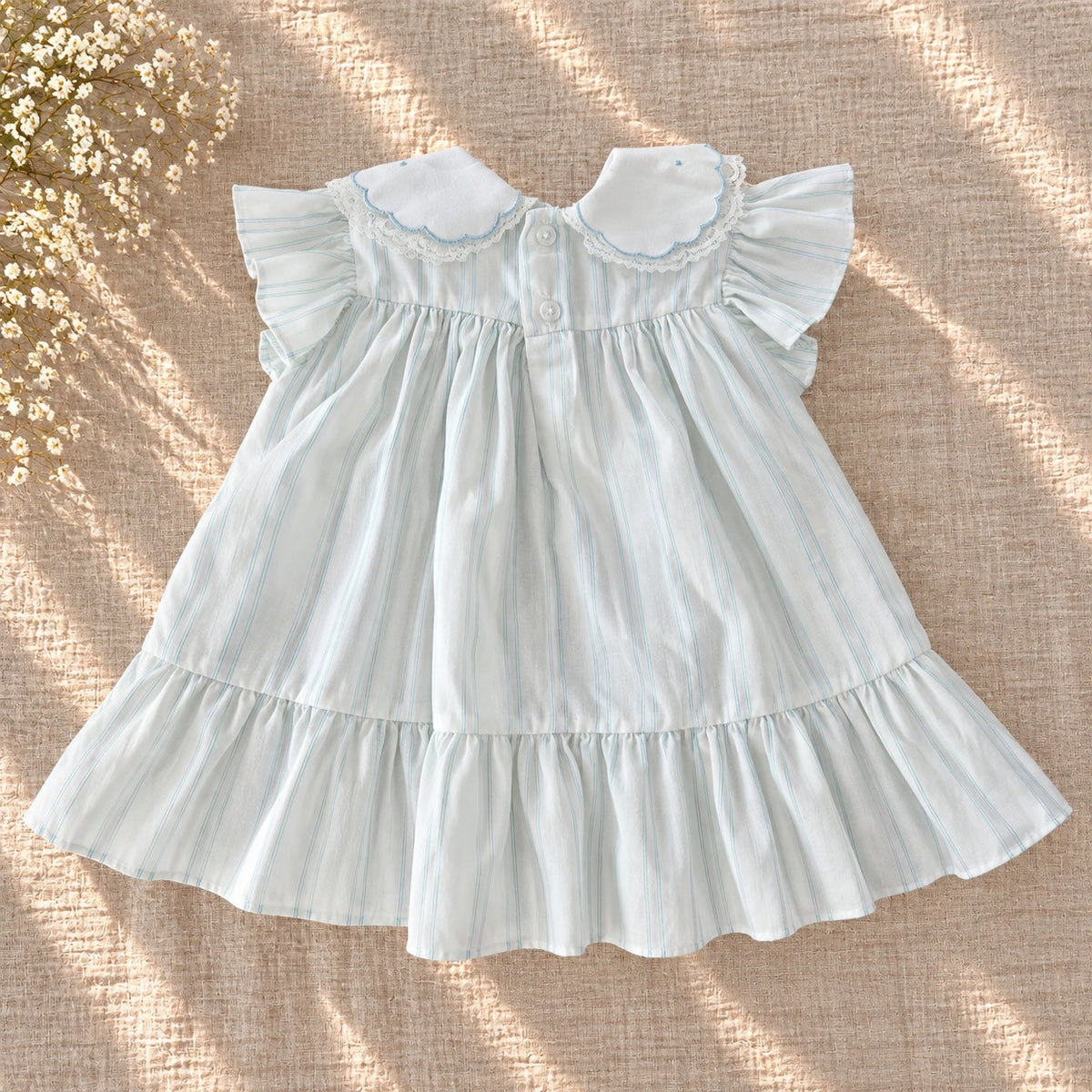 1980s Polly Flinders Baby Dress | 18M