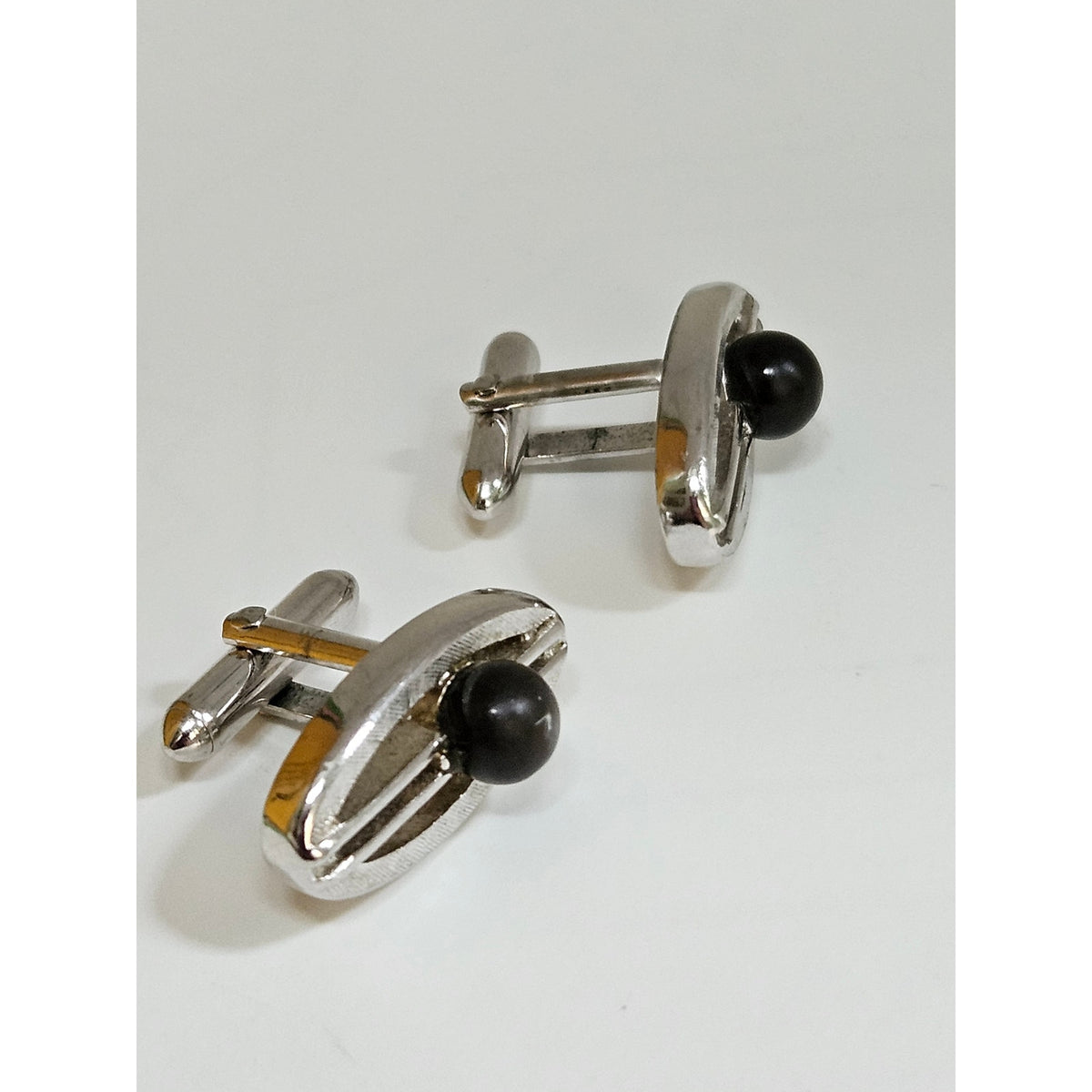 MCM Swank Chatoyant Hawk’s Eye Cufflinks