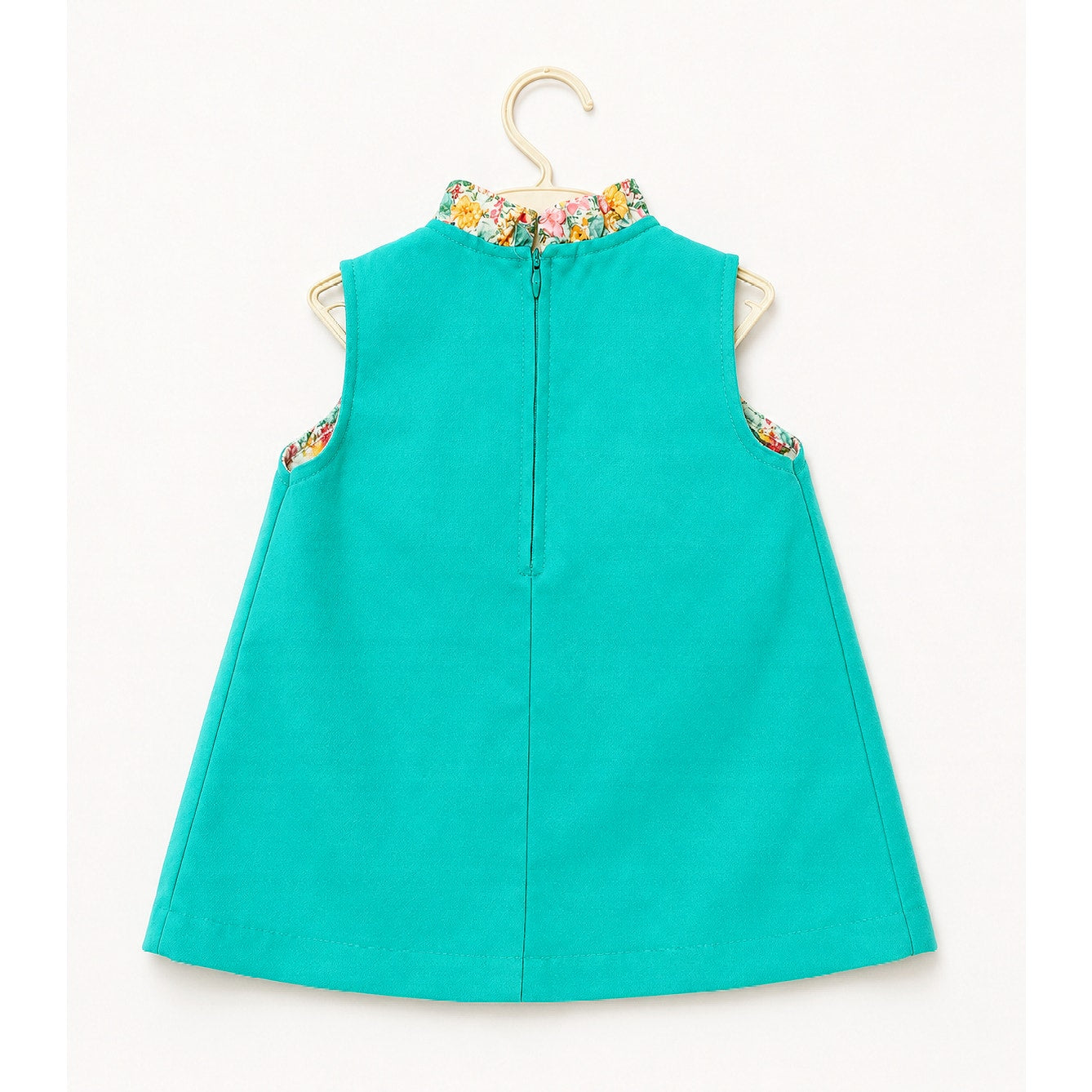 Mid-Century Terri Girl Teal Dress + Overcoat | Girls 2T