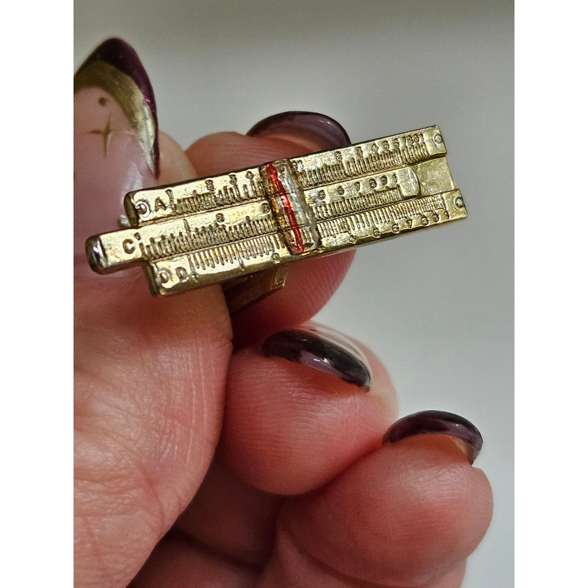 MCM Slide Rule Cufflinks