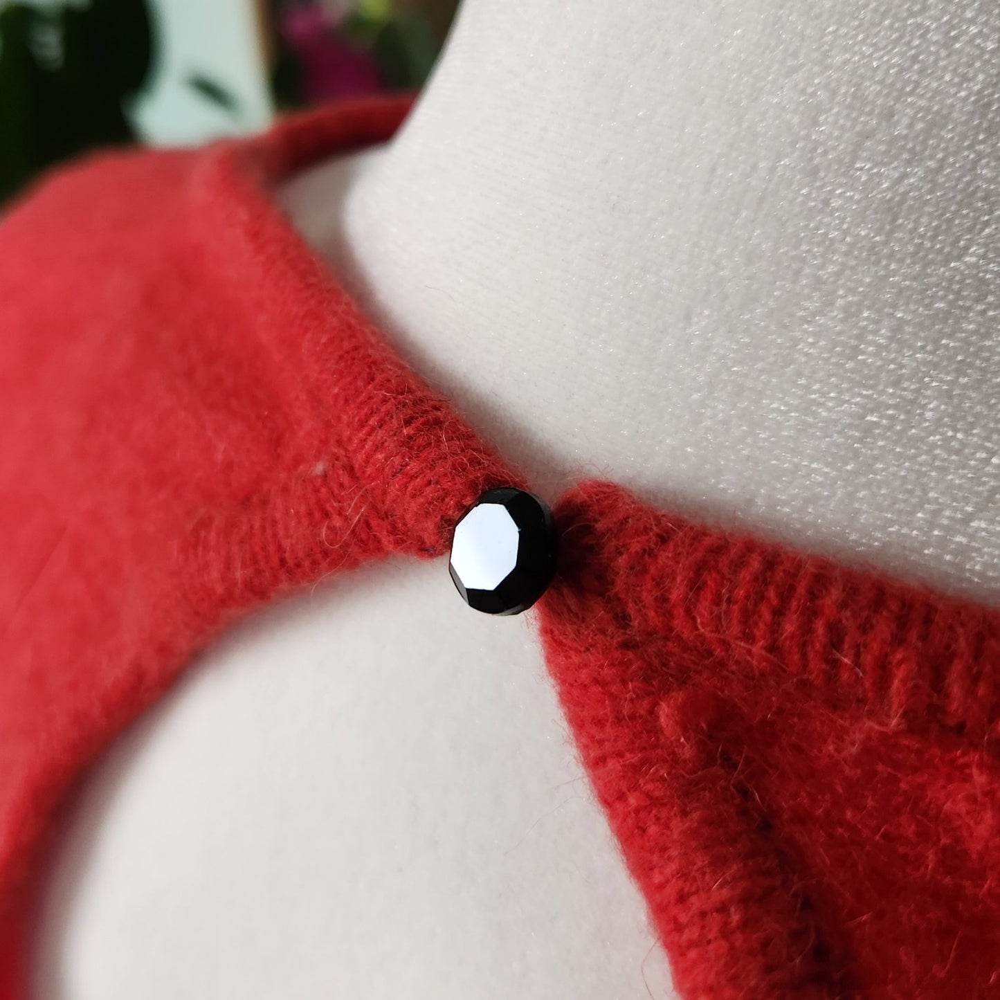 1980s Tricoville Angora Lambswool Sequin Sweater | Women's S