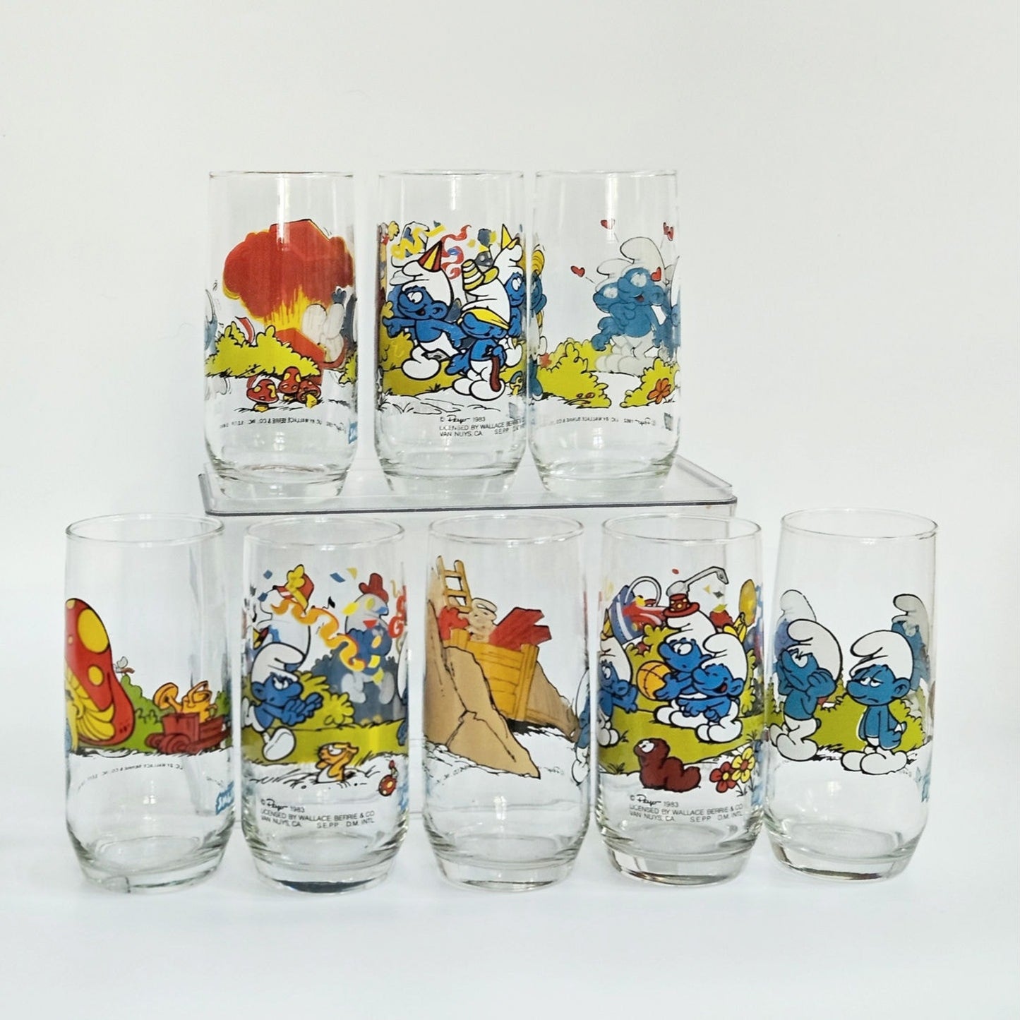 1982/83 Smurfs Glasses