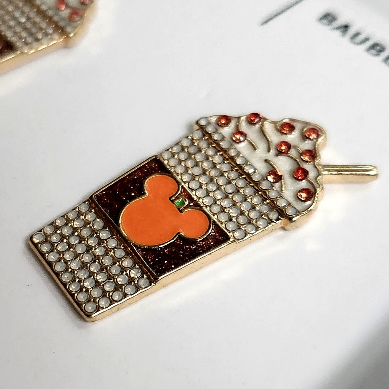 NIB Disney x BaubleBar Pumpkin Spice Latte Earrings – Mickey Mouse Halloween