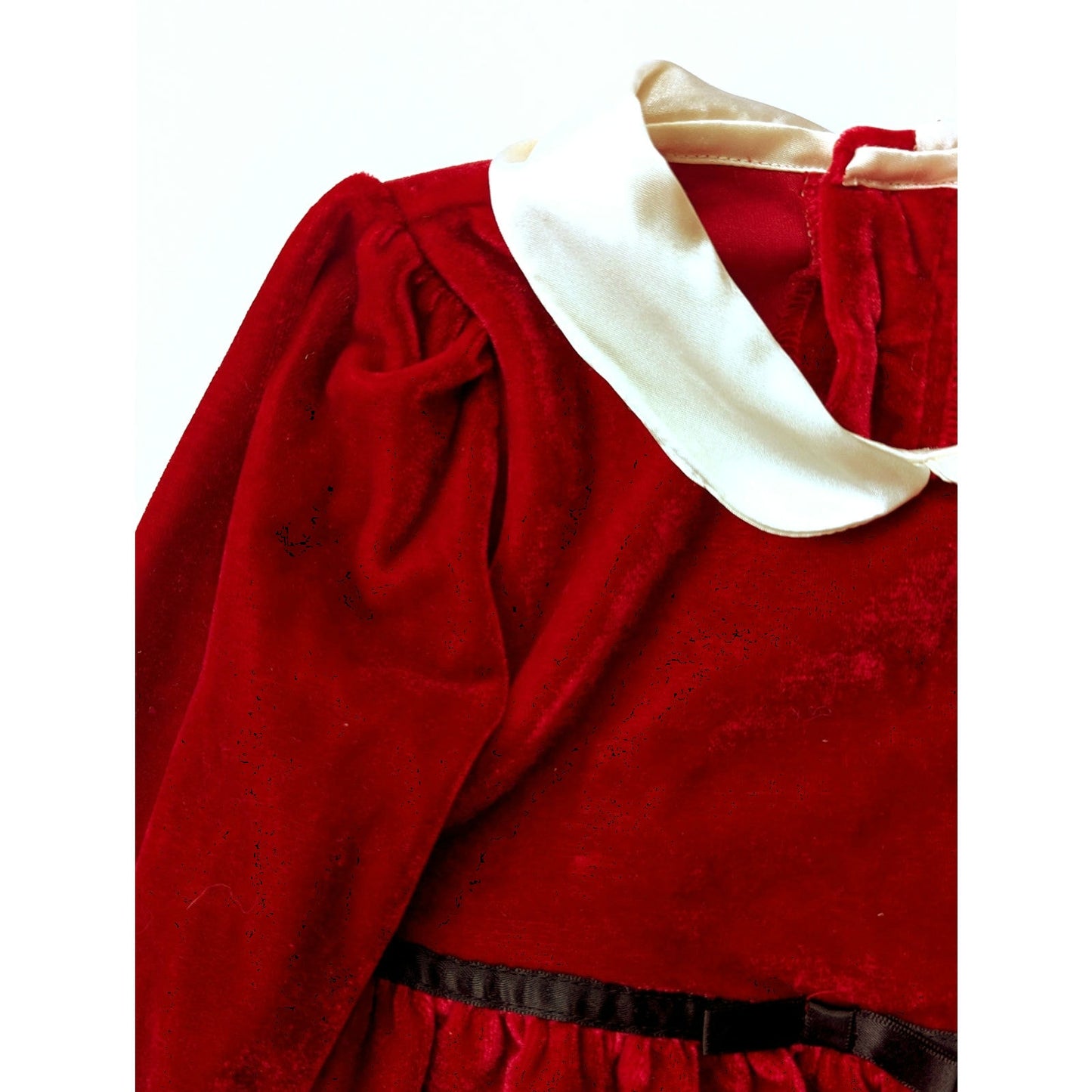 Y2K Red Velvet Christmas Holiday Dress | Girls Size 24M