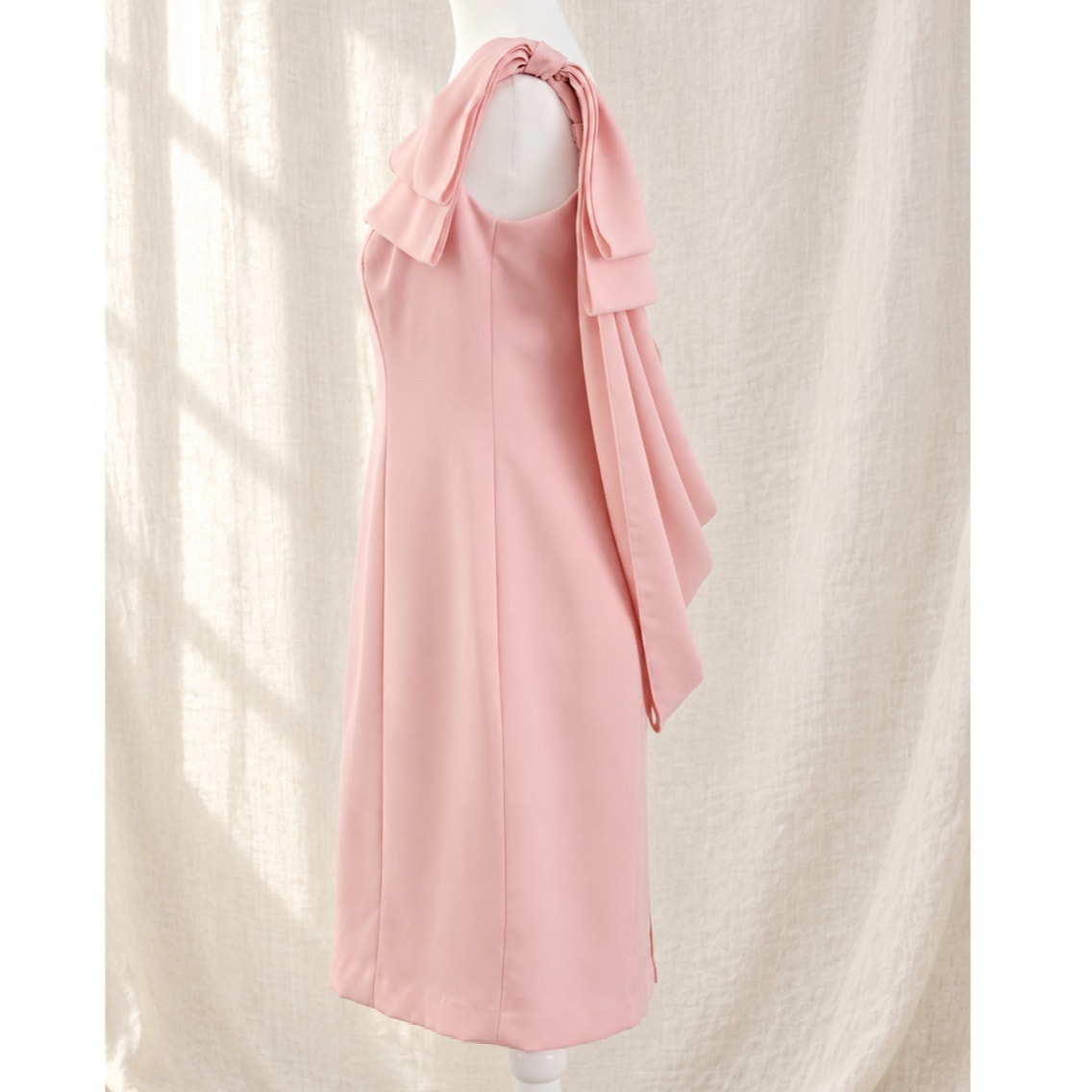1980s Eve of Milady Blush Pink Cocktail Dress | Women's S/M
