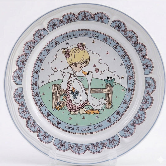Vintage 1992 Precious Moments “Make a Joyful Noise” Dinner Plate