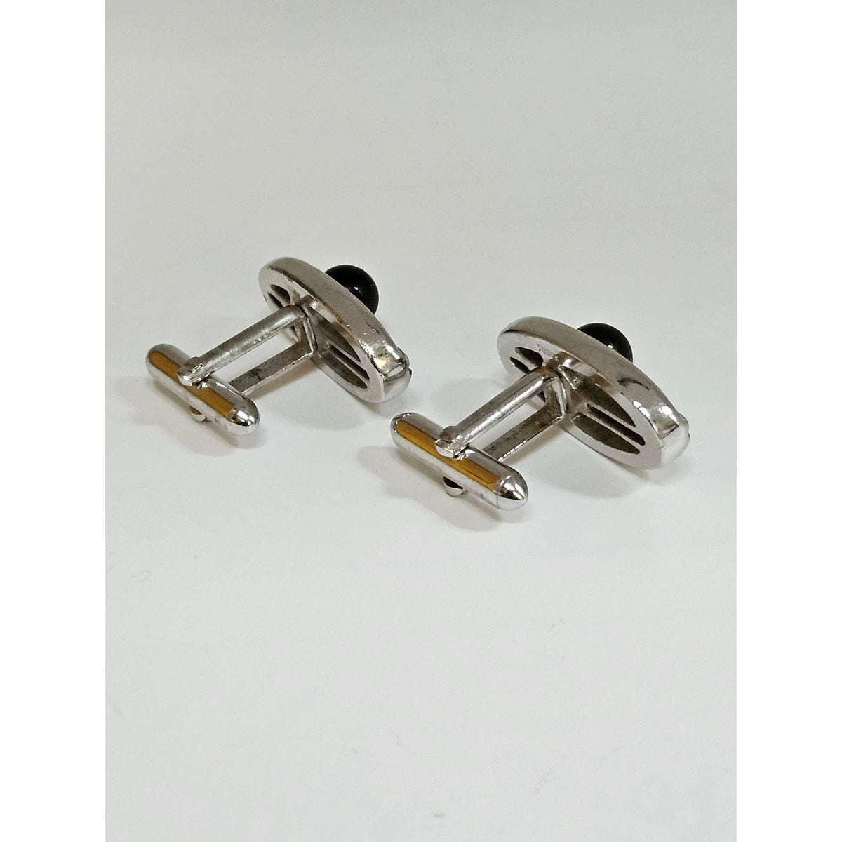 MCM Swank Chatoyant Hawk’s Eye Cufflinks