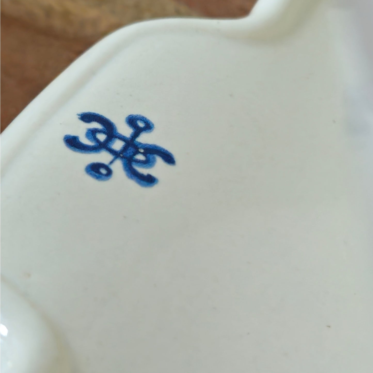 1970s Blue and White Covered Tureen with Underplate and Ladle