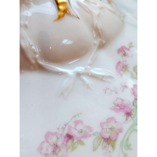 1800s Haviland Limoges Schleiger Covered Vegetable Dish