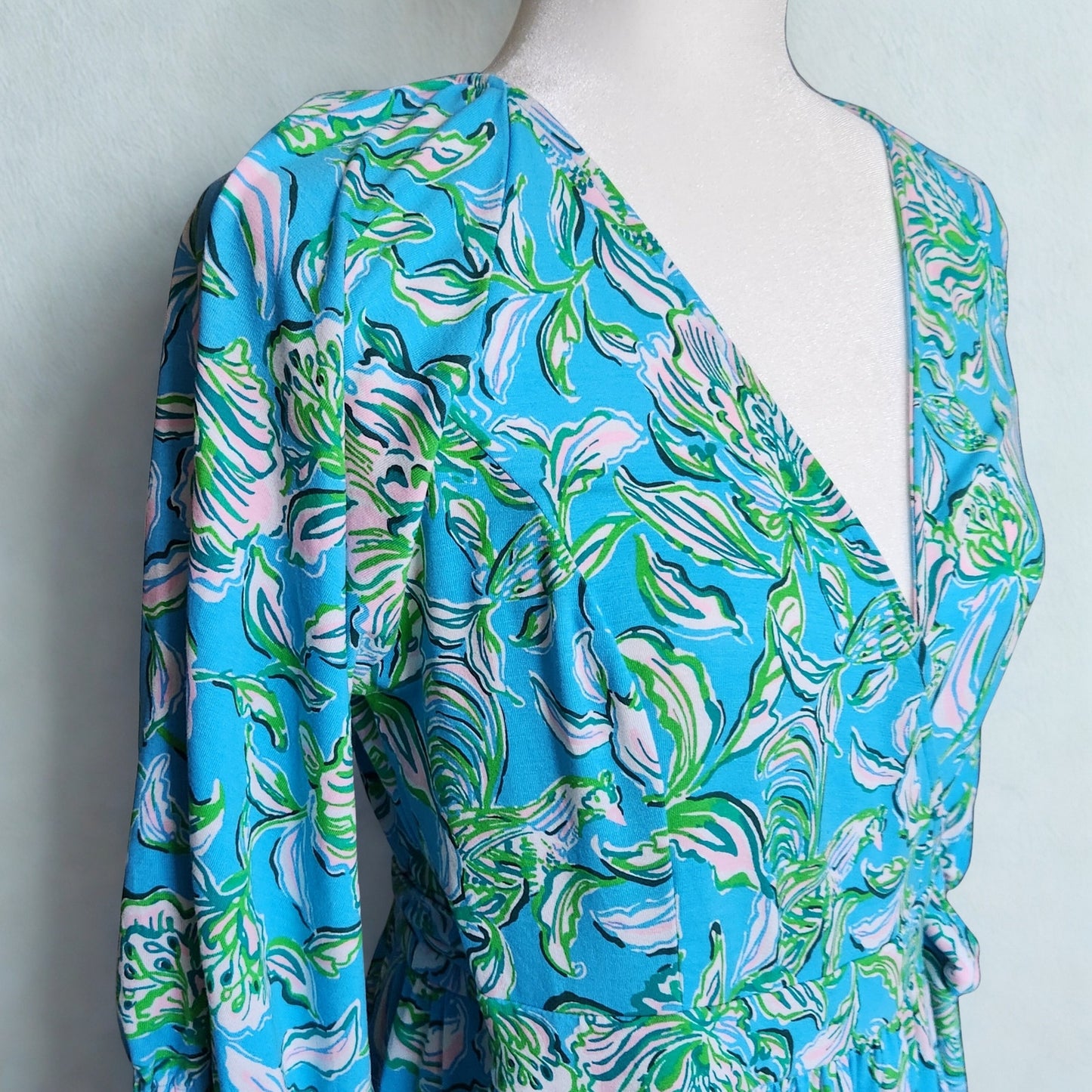 Lilly Pulitzer Midi Wrap Dress | Women's L